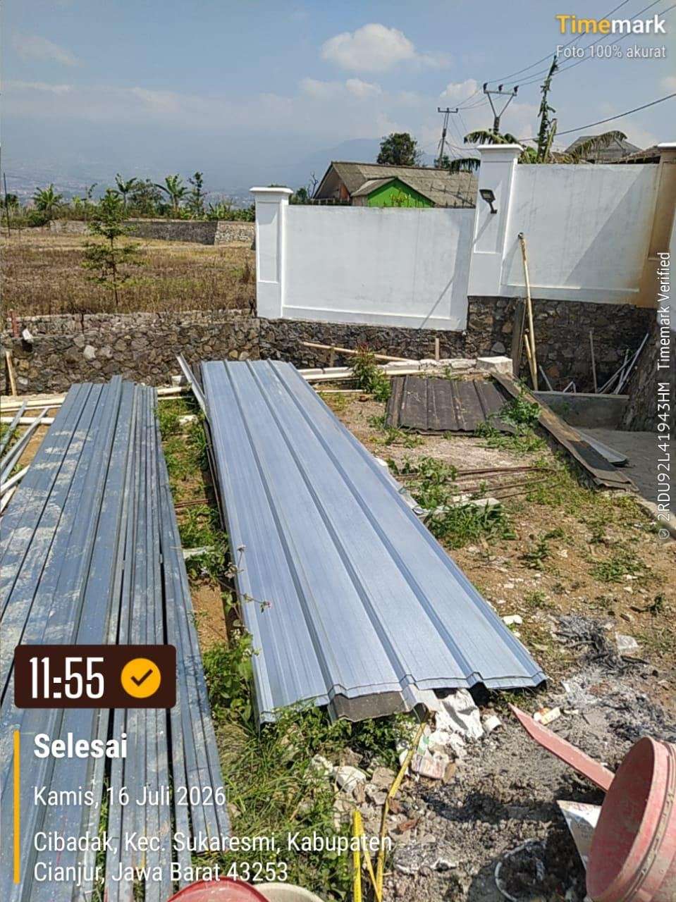 Procurement and Installation of Spandek Roofing