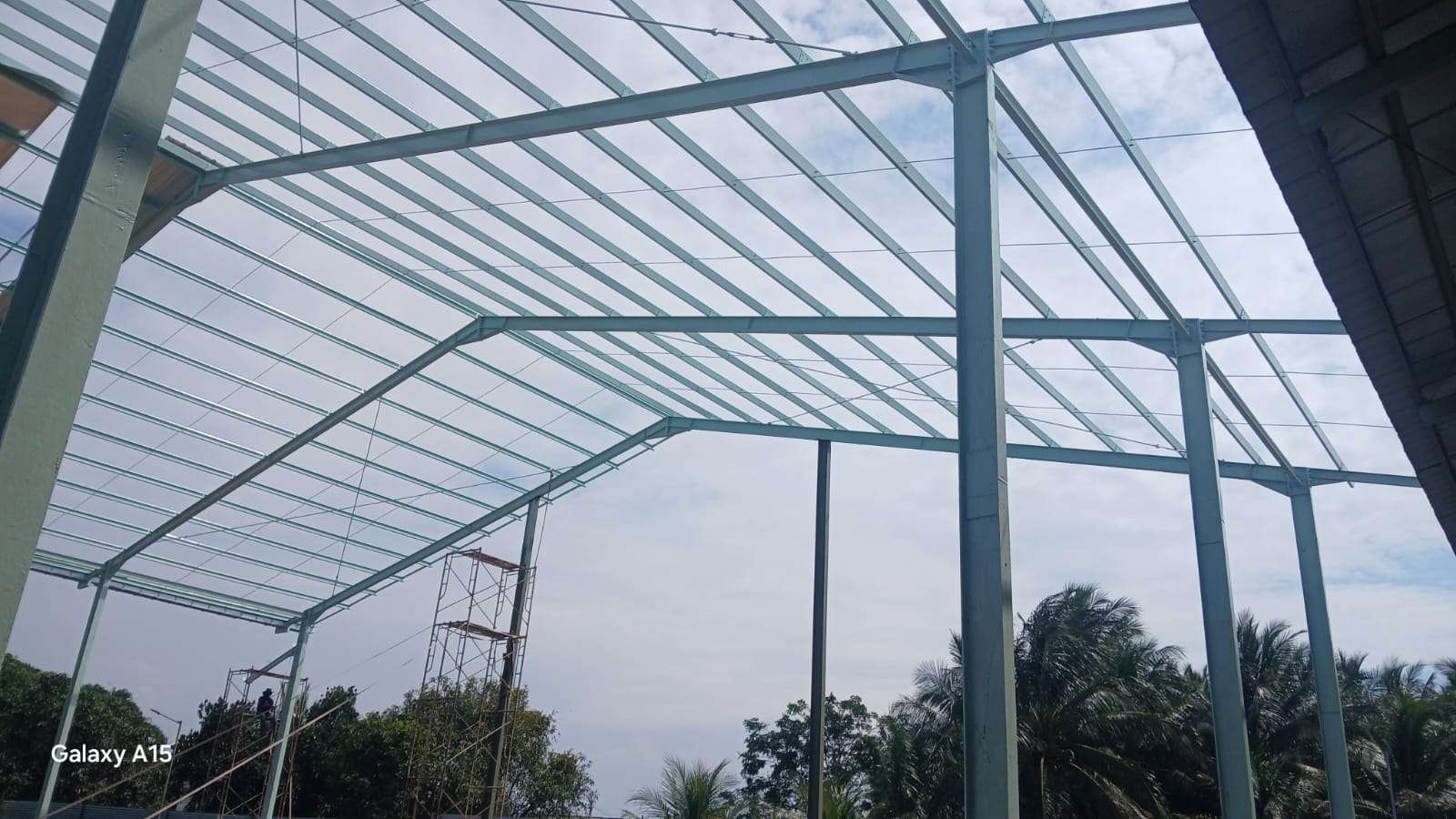 Warehouse Steel Structure Erection Work
